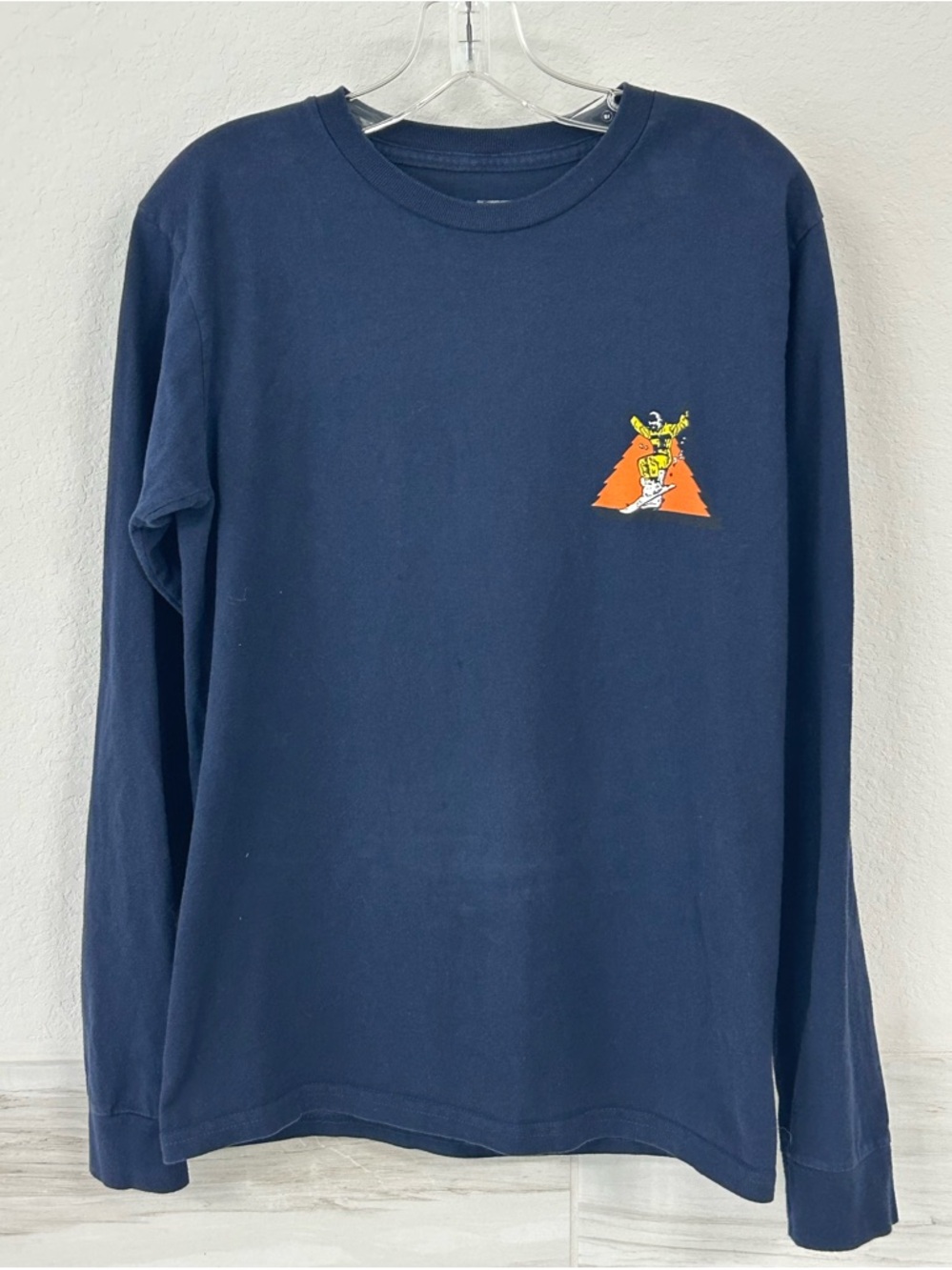 Poler Navy Graphic Long Sleeve Tee